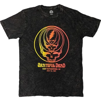Grateful Dead Concentric Skulls Black XL Tričko