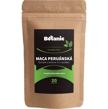 Přípravek na podporu paměti a spánku Botanic Maca peruánská extrakt z kořene 20 g