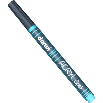 Darwi Acryl Opak Marker Akrylový fix Turquoise Green 3 ml 1 ks