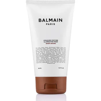 Vlasová regenerace Balmain Hair Couleurs Couture Illuminating Mask, Warm Brown 150 ml