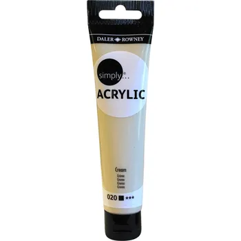Vodová barva Daler Rowney Simply Akrylová barva Cream 75 ml 1 ks