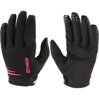 Cyklistické rukavice Eska Pure Black/Pink 6 Cyklistické rukavice