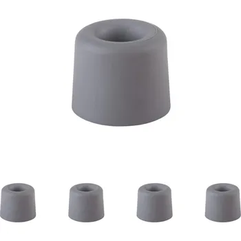 Walteco Dveřní zarážka, průměr 29,5x25mm, k našroubování, šedá Množství: 5 ks