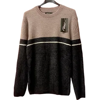 Pánský svetr Pánský teplý svetr MUST hnědý vel.XL/XXL