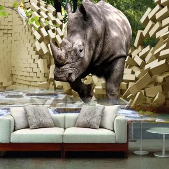Fototapeta Solution Media 3D tapeta - Nosorožec MU1192 3 - 3D Relief - Vliesová tapeta - 320g/m2