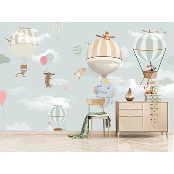 Fototapeta Solution Media 3D tapeta - Kreslenáý slon a zvířátka MU3381 3 - 3D Relief - Vliesová tapeta - 320g/m2