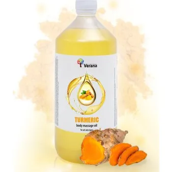 Masážní přípravek VERANA Masážní olej Kurkuma 1000 ml