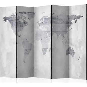 Paraván Paraván Concrete Map Dekorhome