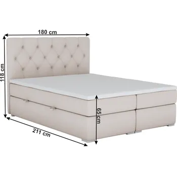 Boxspringová postel ESHLY Tempo Kondela