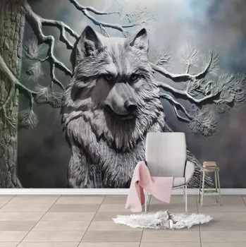 Fototapeta Solution Media 3D tapeta - Vlk MU2808 3 - 3D Relief - Vliesová tapeta - 320g/m2