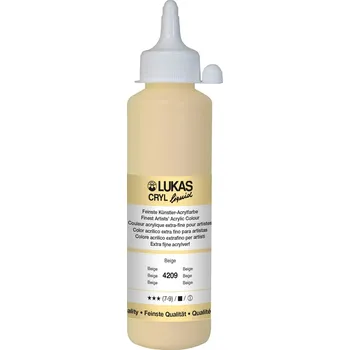 Vodová barva Lukas Cryl Liquid Akrylová barva Beige 250 ml 1 ks