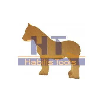 Dřevěná hračka Řezbářský polotovar, lipové dřevo, kůň