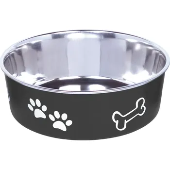 Miska pro psa Nobby Fusion nerez miska s plast. opláštěním černá 20cm 1,8l