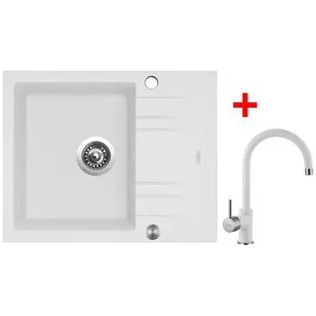 Granitový dřez Sinks LINEA 600 XC Milk + Vitalia GR