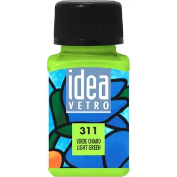 Speciální výtvarná barva Maimeri Idea Vetro Barva na sklo Light Green 311 60 ml 1 ks