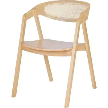 Jídelní židle Jídelní křeslo Guru dub opěrka výplet sedák masiv Dub Doprava ZDARMA.