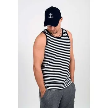 Pánské tričko Sailor Breton Tílko Blue S