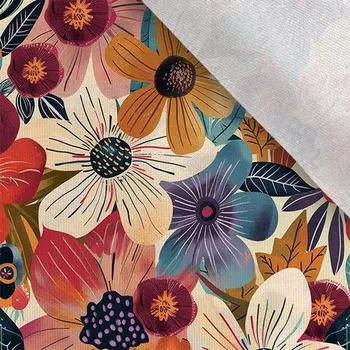 Teplákovina Takoy 150cm květiny tmavé 26