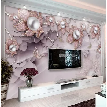 Fototapeta Solution Media 3D tapeta - Šperky a květiny MU2955 6 - Samolepící tapeta - 380-450g/m2