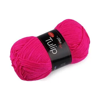 Příze Pletací příze Tulip 100 g - 1 ks - 27 (41102) růžová neon
