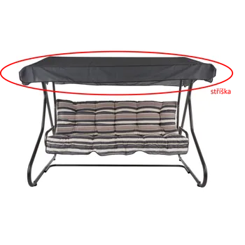 Zahradní houpačka Stříška k houpačce MILANO 01090-06 Dajar