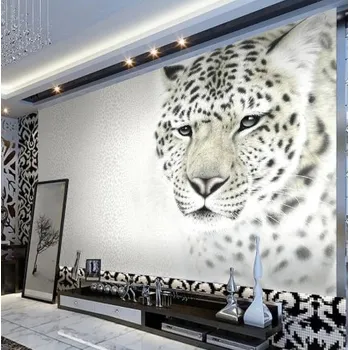 Fototapeta Solution Media 3D tapeta - Leopard MU1268 1 - Voděodolné plátno - Textilní tapeta omyvatelná - 250g/m2