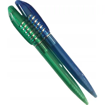 Propiska automatická modrá náplň 2 kusy