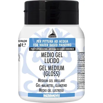Speciální výtvarná barva Maimeri Gloss Gel Strukturovací pasta 500 ml