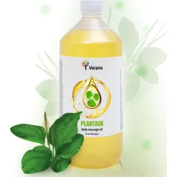 Masážní přípravek VERANA Masážní olej Jitrocel 1000 ml