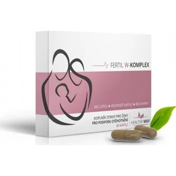 Healthy Way Fertil W komplex pro ženy na podporu otěhotnění 60 cps.