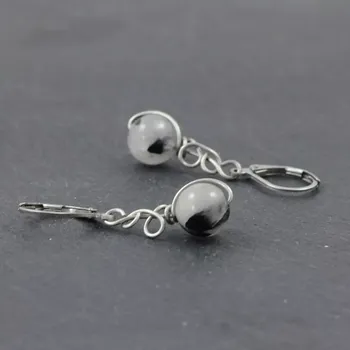 Náušnice Skoryl v křišťálu – model náušnic Zrození