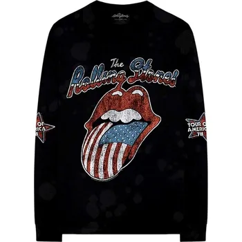 Pánské tričko The Rolling Stones Tričko US Tour '78 Unisex Black 2XL