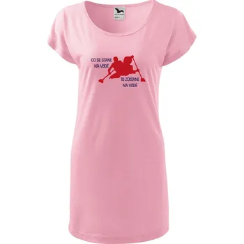DOBRÝ TRIKO Dámské tričko/šaty Co se stane na vodě Velikost: XS, Barva: Růžová