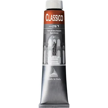 Olejová barva Maimeri Classico Olejová barva Burnt Sienna 200 ml 1 ks