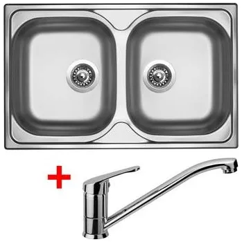 Nerezový dřez Sinks CLASSIC 800 DUO + PRONTO