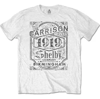 Pánské tričko Peaky Blinders Tričko Garrison Pub Unisex White 2XL