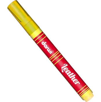 Darwi Paint On Leather Marker Fix na kůži Dark Yellow 6 ml 1 ks