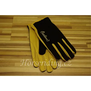 Jezdecké rukavice Westernové rukavice Cattleman´s černé Velikost: M