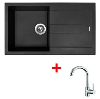 Vodovodní baterie Sinks AMANDA 860 Nanoblack+MIX 35