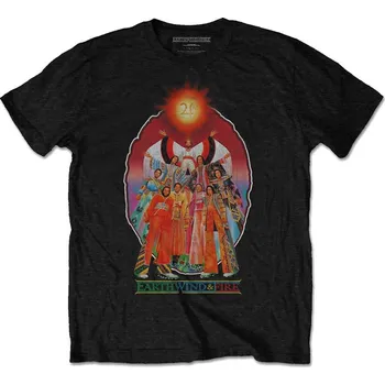 Pánské tričko Earth, Wind & Fire Let's Groove Black S Tričko