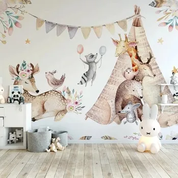 Fototapeta Solution Media 3D tapeta - Kreslená zvířátka MU3535 3 - 3D Relief - Vliesová tapeta - 320g/m2