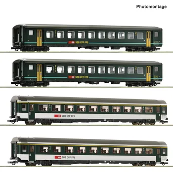 Modelářství H0 - Sada 4 vozů EW II+IV SBB #2 / ROCO 6200091