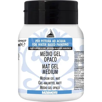 Vodová barva Maimeri Matt Gel Strukturovací pasta 500 ml
