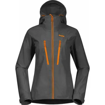Dámská větrovka Bergans Cecilie Mountain Softshell Women Solid Dark Grey/Cloudberry Yellow XS Outdorová bunda