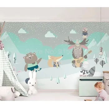 Fototapeta Solution Media 3D tapeta - Zvířata na sněhu MU3362 3 - 3D Relief - Vliesová tapeta - 320g/m2