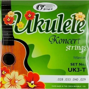 Struna pro kytaru a smyčcový nástroj Gorstrings UK3-T Struny pro koncertní ukulele