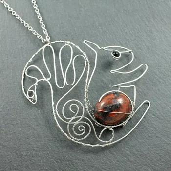 Náhrdelník Přívěsek veverka Věrka