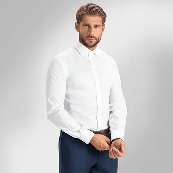 Pánská košile Pánská košile BANDI, model REGULAR BENAMO Bianco