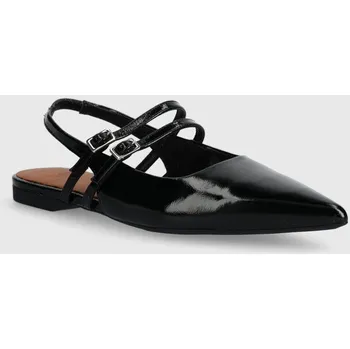 Dámské baleríny Kožené baleríny Vagabond Shoemakers HERMINE černá barva, s odkrytou patou, 5733-260-20 5733.260.20 99X, EUR 41