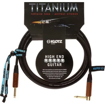 Klotz TIW0450PR Titanium Walnut 4,5 m Rovný - Lomený Nástrojový kabel